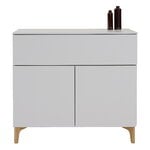 Lundia Fuuga sideboard with drawer and doors, 96 cm, low, cashmere - oak, extra image