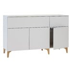 Lundia Fuuga senkki laatikolla ja ovilla, 144 cm, matala, cashmere - tammi, näkymä 2