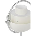 GUBI Multi-Lite bärbar bordslampa, krom - vit