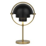 GUBI Multi-Lite bärbar bordslampa, mässing - svart