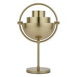 GUBI Multi-lite portable table lamp, brass - brass