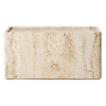 GUBI Pietra side table, 30 x 80 x 40 cm, neutral white travertine, extra image