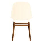 Normann Copenhagen Form chair, cream - walnut