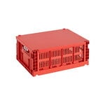 HAY Colour Crate lock, M, röd