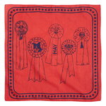 HAY HAY Dogs scarf, 55 x 55 cm, röd