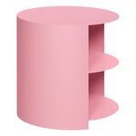 Hem Hide side table, light pink