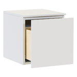 Lundia Fuuga nightstand with drawer, wall mounting, cashmere, view 3