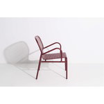 Petite Friture Week-end lounge chair, burgundy