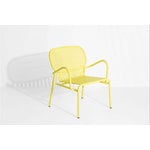 Petite Friture Fauteuil lounge Week-end, jaune