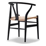 Carl Hansen & Søn CH24 Wishbone chair, soft black - natural cord, extra image