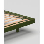 ReFramed MC-1 bed frame with slats, moss, extra image