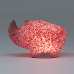 ecoBirdy Rhino lamp, strawberry