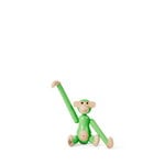 Kay Bojesen Denmark Scimmietta in legno, mini, verde chiaro, immagine extra