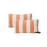 Fatboy Paletti Ecksofa, links, Streifen orange creme, extrabild