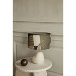 ferm LIVING Table d’appoint Mineral Sculptural, marbre Bianco Curia