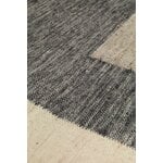 ferm LIVING Counter rug, 80 x 200 cm, charcoal - off-white