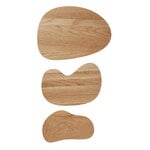 Ferm Living Cairn cutting boards, set of 3, oak, extra image