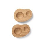 Ferm Living Cairn egg holder, set of 2, oak, view 3