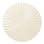 ferm LIVING Plat à gâteau Fountain, 25 cm, blanc cassé