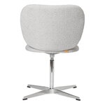 Ferm Living Rico chair, swivel, off-white melange Soft Bouclé, extra image
