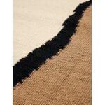 ferm LIVING Tapis de couloir Soil Kelim, 70 x 180 cm, dark sand - blanc cassé, image extra