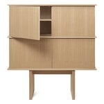 ferm LIVING Contenitore Stilt, doppio, rovere naturale, immagine extra