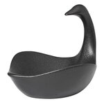 ferm LIVING Centrotavola Swan, nero, immagine extra