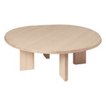 ferm LIVING Table basse Tarn, hêtre huilé blanc, image extra