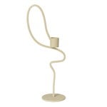 ferm LIVING Valse candle holder, tall, cashmere, extra image