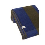 ferm LIVING Alee hand towel, 50 x 100 cm, olive - bright blue
