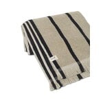 ferm LIVING Alee hand towel, 50 x 100 cm, sand - black