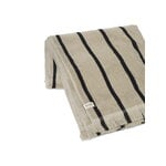 ferm LIVING Alee bath towel, 70 x 140 cm, sand - black
