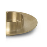 ferm LIVING Block candle holder, brass