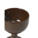 ferm LIVING Floccula ceramic wine glass, soil