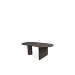 ferm LIVING Pylo extendable dining table, dark stained oak, extra image