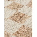 ferm LIVING Check Wool Jute rug, 200 x 300 cm, off-white - natural