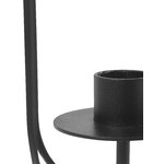 ferm LIVING Sway Kandelaber, Schwarz