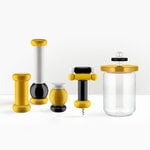 Alessi Sottsass grinder, small, yellow - white - black