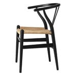 Carl Hansen & Søn CH24 Wishbone Stuhl, Eiche schwarz - Naturkordel, extrabild