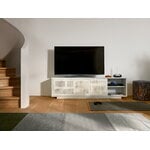 Design House Stockholm Air sideboard, low, white - cane