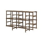 Design House Stockholm Frame hylly, tumma tammi, näkymä 4