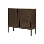 Design House Stockholm Layer senkki jaloilla, tumma tammi, näkymä 3