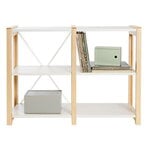 Lundia Scaffale aperto Classic, per LP, laccato bianco - naturale, immagine extra
