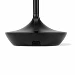 Graypants Wick portable table lamp, black