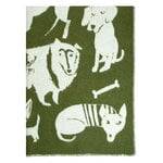 Lapuan Kankurit Koirapuisto blanket, 130 x 180 cm, olive - white, extra image