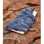 Marimekko Lepo pillowcase, 50 x 60 cm, dark blue - light blue - copper
