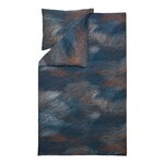 Marimekko Lepo pillowcase, 50 x 60 cm, dark blue - light blue - copper