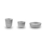 Korbo Linea no 2 planter, medium, aluminium, extra image