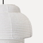 Made By Hand Papier Double pendant lamp, 40 cm, white