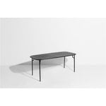 Petite Friture Table Week-end, 85 x 180 cm, noir